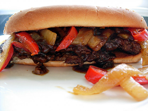 Обои картинки фото еда, бутерброды,  гамбургеры,  канапе, гамбургер