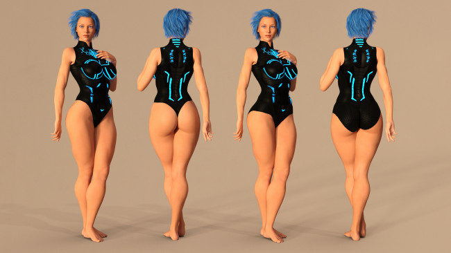 Обои картинки фото 3д графика, люди , people, фон, девушки, взгляд