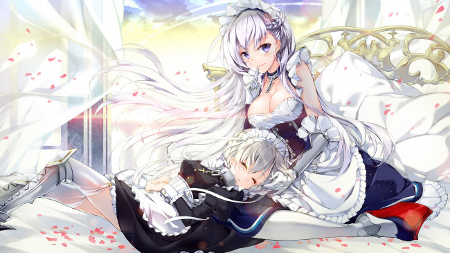 Обои картинки фото аниме, azur lane, azur, lane, belfast, sheffield