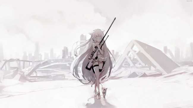 Обои картинки фото аниме, girls frontline, girls, frontline