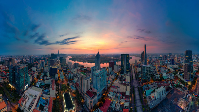Обои картинки фото saigon, города, - столицы государств, простор