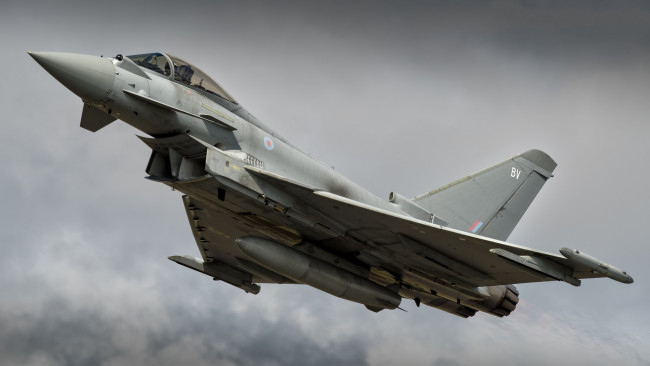 Обои картинки фото typhoon, авиация, боевые самолёты, ввс