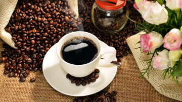Картинка еда кофе +кофейные+зёрна