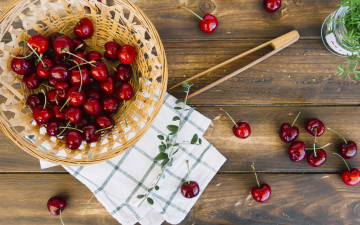 Картинка еда вишня +черешня вишни