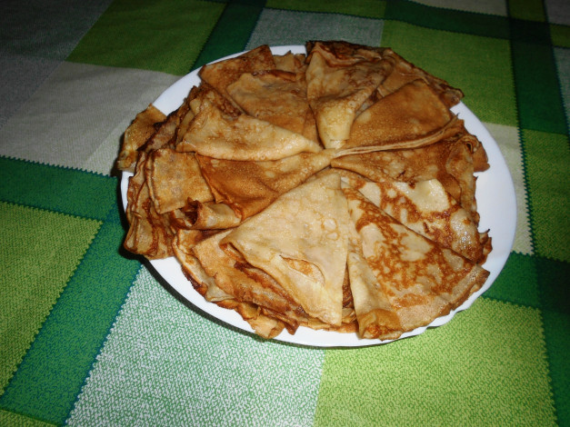 Обои картинки фото еда, блины,  оладьи