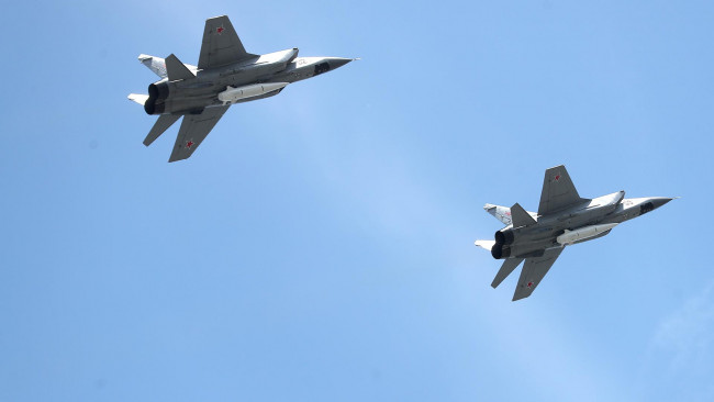 Обои картинки фото миг 31, авиация, боевые самолёты, миг31, истребитель, кинжал, военная, ввс, россии, комплекс