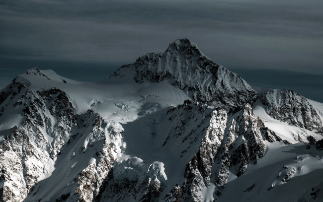 Обои картинки фото природа, горы, снег