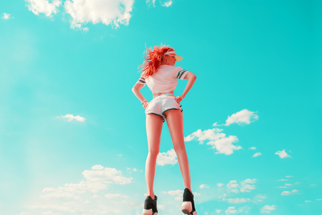 Обои картинки фото девушка, девушки, -unsort , рыжеволосые и другие, модель