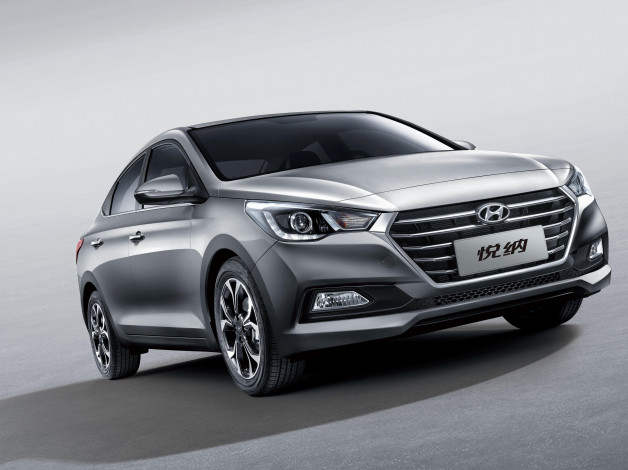 Обои картинки фото автомобили, hyundai, verna