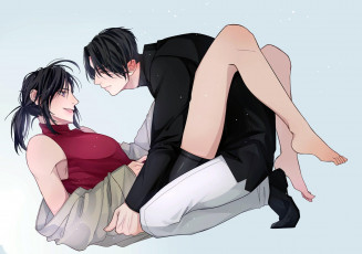 Картинка рисованное люди парни