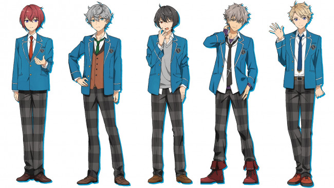 Обои картинки фото аниме, ensemble stars, ансамбль, звёзд