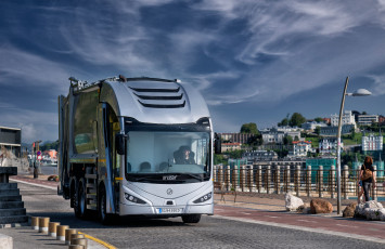 Картинка автомобили мусоровозы irizar