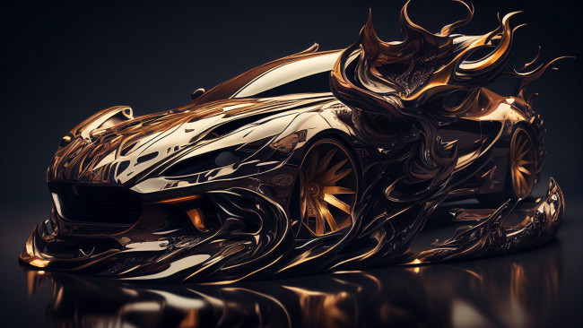 Обои картинки фото автомобили, 3д, нейросети, графика, автомобиль