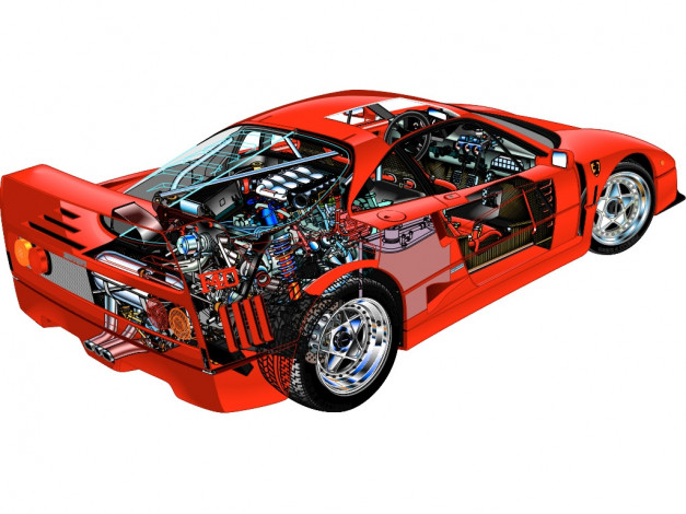 Обои картинки фото автомобили, рисованные