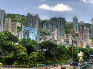 Картинка hong kong города гонконг китай