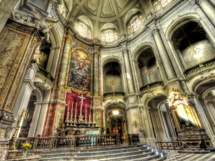 Картинка интерьер убранство роспись храма