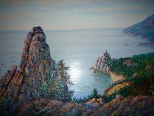 Картинка рисованные природа