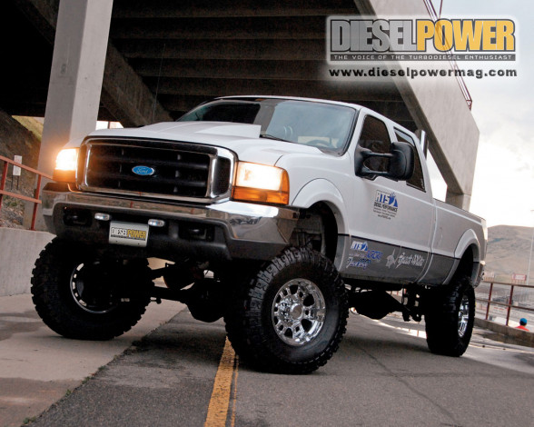 Обои картинки фото 1999, ford, f350, custom, автомобили