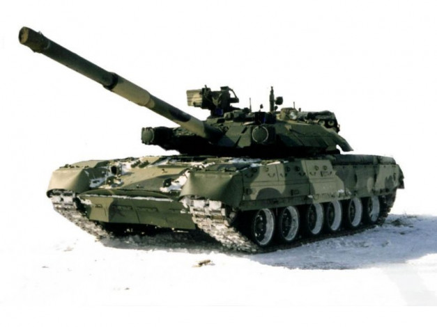 Обои картинки фото основной, танк, 80, техника, военная