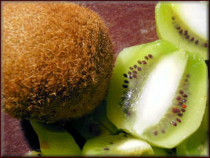 Картинка еда киви ломтики