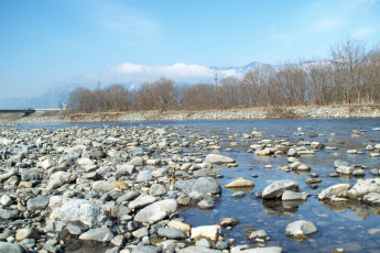 Картинка природа реки озера вода камни