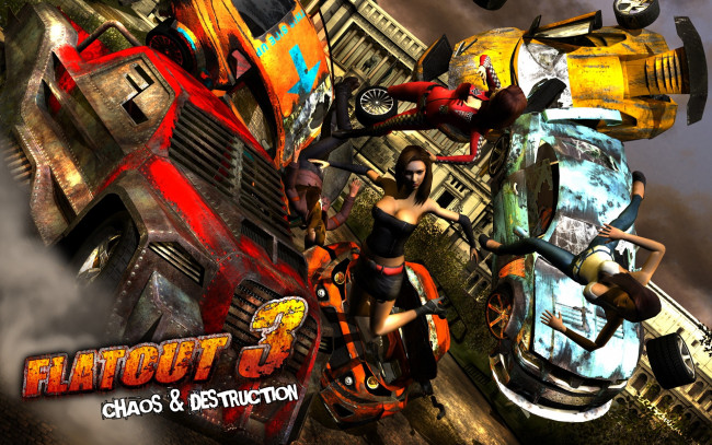 Обои картинки фото видео, игры, flatout, chaos, destruction