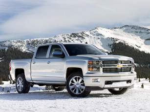 Картинка chevrolet silverado high country crew cab автомобили сша gm division corvette