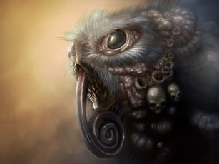 Картинка фэнтези существа язык