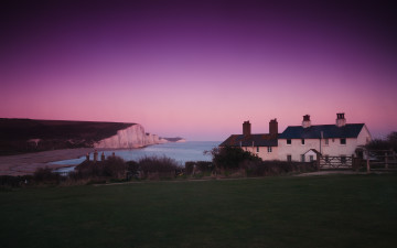 Картинка seven sisters country park sussex england природа побережье english channel англия ла-манш la manche семь сестёр суссекс