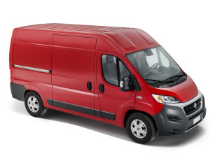 обоя автомобили, fiat, l3h2, 2014г, красный, van, ducato