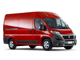 Картинка автомобили fiat l3h2 2014г красный van ducato