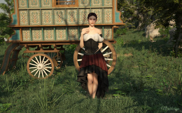 Картинка 3д+графика people+ люди взгляд девушка