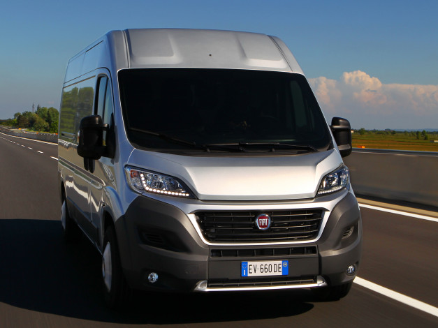 Обои картинки фото автомобили, fiat, l3h2, 2014г, van, ducato