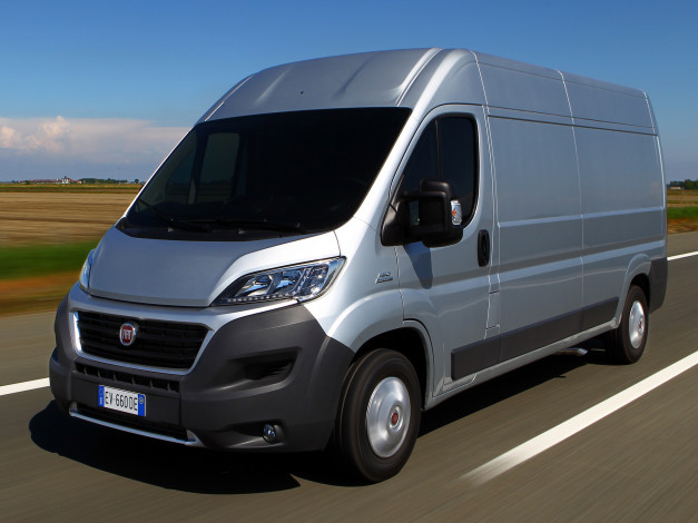 Обои картинки фото автомобили, fiat, l3h2, van, 2014г, ducato