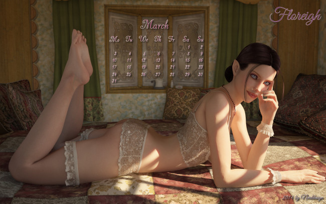 Обои картинки фото 3д графика, people , люди, взгляд, девушка