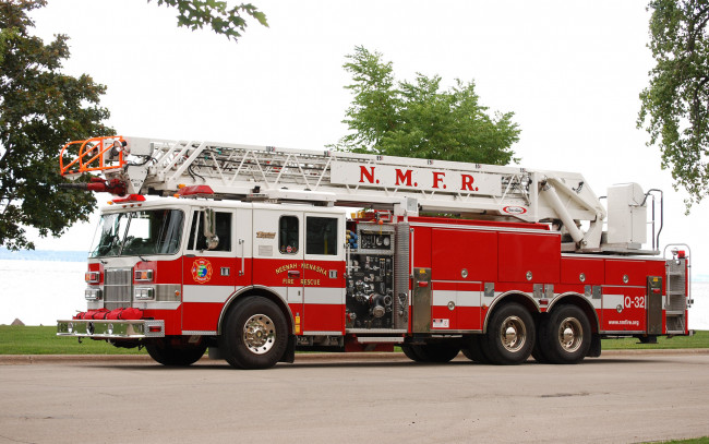 Обои картинки фото автомобили, пожарные машины, fire, truck, hdr