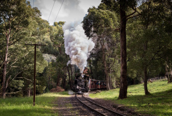 Картинка техника паровозы железная дорога рельсы паровоз