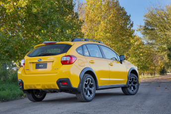 Картинка автомобили subaru желтая 2015г sunshine yellow xv