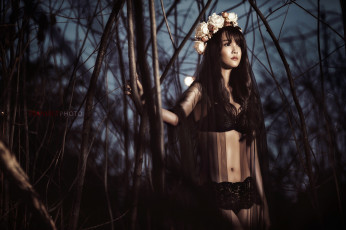 Картинка девушки -unsort+ азиатки девушка поза взгляд