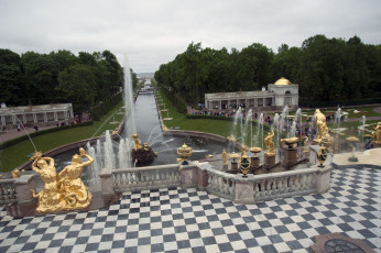 Картинка города санкт-петербург +петергоф+ россия петергоф