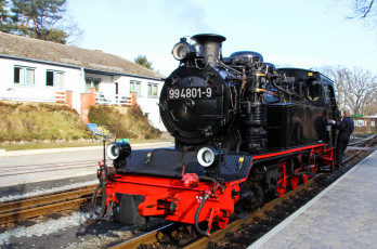 Картинка техника паровозы железная дорога рельсы паровоз