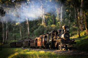 Картинка техника паровозы железная дорога рельсы паровоз