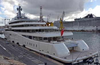 Картинка eclipse корабли Яхты суперяхта