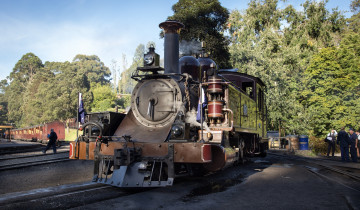 Картинка техника паровозы рельсы паровоз железная дорога