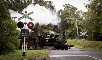 Картинка техника паровозы железная дорога рельсы паровоз