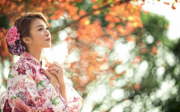 Картинка девушки -unsort+ азиатки стиль весна азиатка девушка