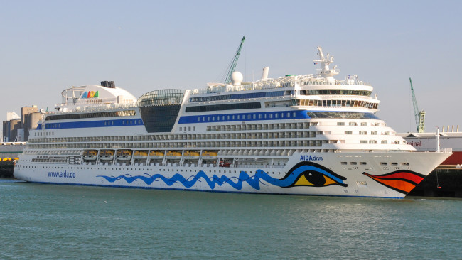 Обои картинки фото aidadiva, корабли, лайнеры, круизный, лайнер