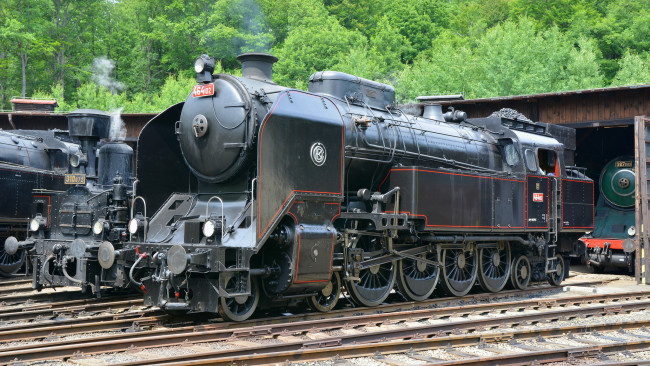 Обои картинки фото техника, паровозы, железная, дорога, рельсы, паровоз