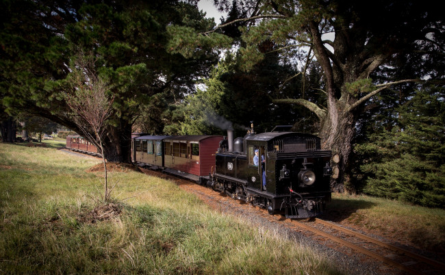 Обои картинки фото техника, паровозы, железная, дорога, рельсы, паровоз