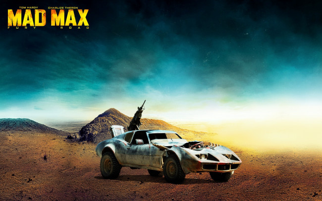 Обои картинки фото кино фильмы, mad max,  fury road, постапокалипсис, mad, max, fury, road, пулемет, автомобиль, buggy, безумный, макс, дорога, ярости
